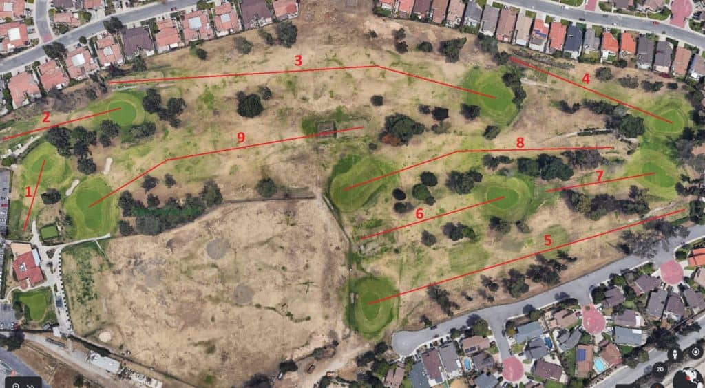 rancho duarte golf course layout