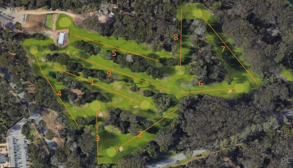 gate golf course layout