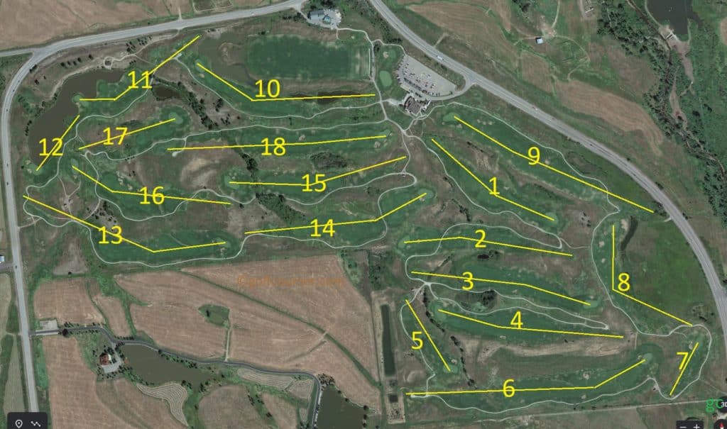 haymaker golf course layout