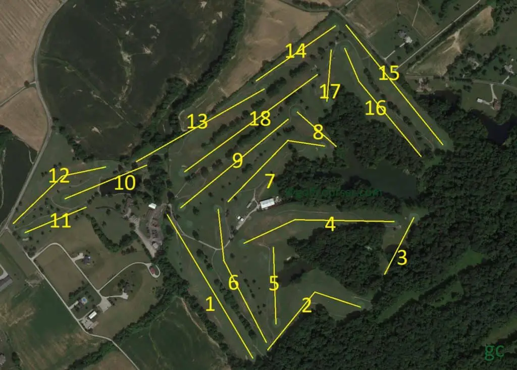 triple lakes golf course layout