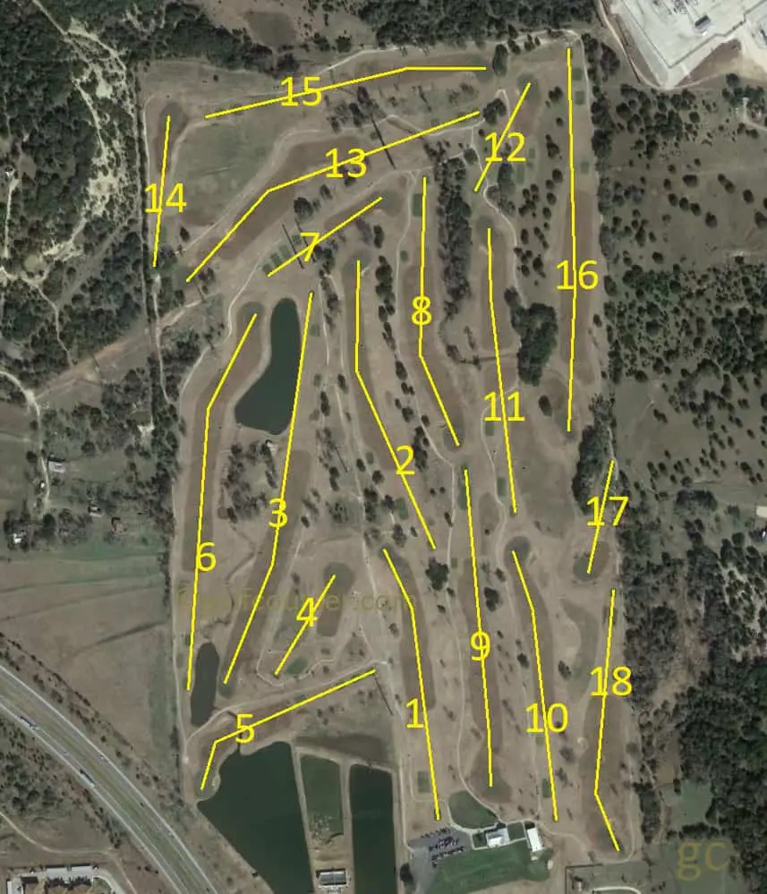 buckhorn golf course layout