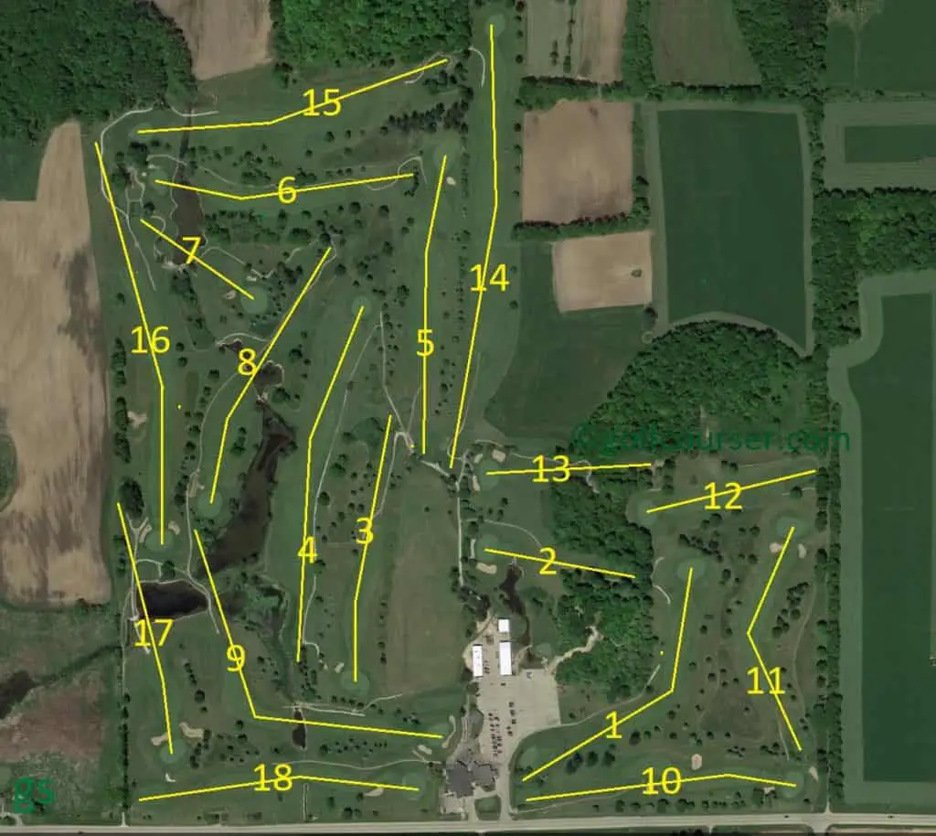 camelot golf course layout