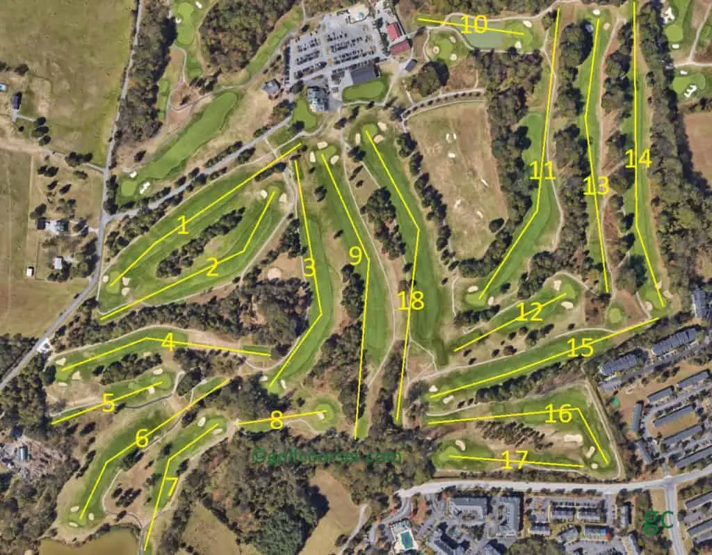 diamond ridge golf course layout