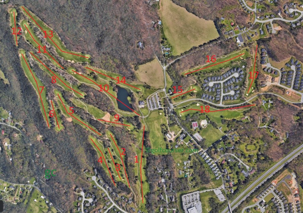 hanging rock golf course layout